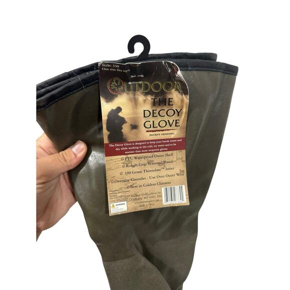 Outdoor The Decoy Glove Waterproof Thinsulate Lining One Size New - Picture 2 of 3